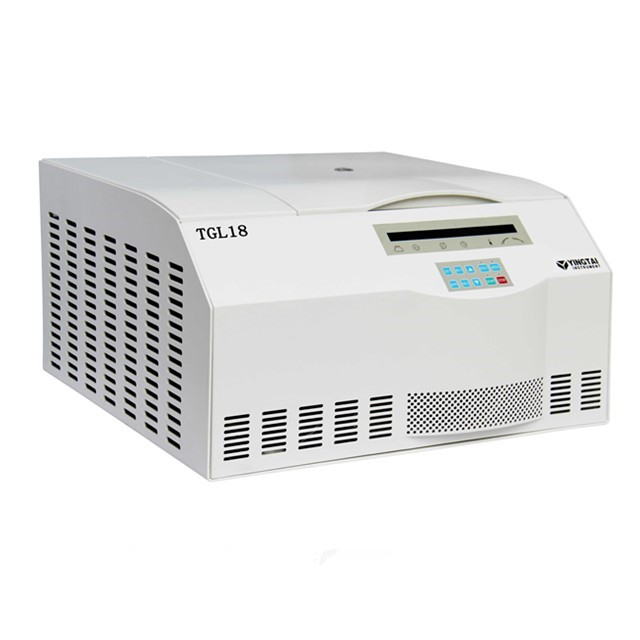 TGL18 Tabletop 21000rpm High Speed large capacity Swing out rotor 4x800ml universal Refrigerated Centrifuge Adapters for 5/10/15/50ml tubes