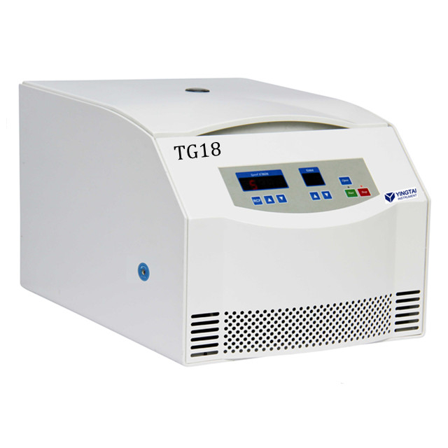 TG18 Tabletop 21000rpm High Speed Low Speed Non-refrigerated Large Capacity Multi-purpose lab centrifuge 800ml /500ml bottles & 5/7/10/15/50ml tubes